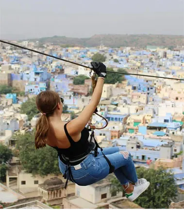 Iconic Fly Fox Ride in Jodhpur
