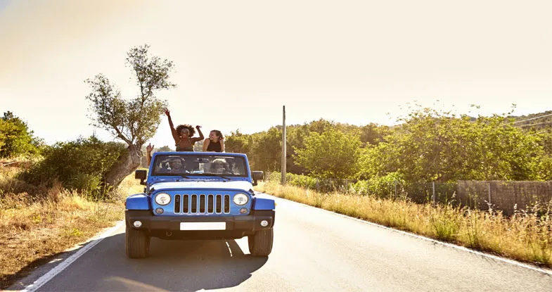 Tourists on Jeep Tour in Mysore Image
